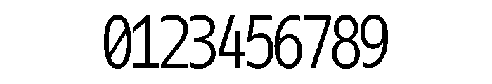 OficaMONO LightComp Font OTHER CHARS