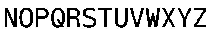 OficaMONO Regular Font UPPERCASE