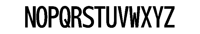OficaMONO RegularComp Font UPPERCASE