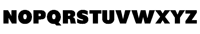OficaPOLYBETA Black Font UPPERCASE