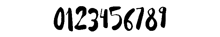 Offhand Brush Regular Font OTHER CHARS