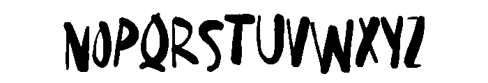 Offhand Brush Regular Font LOWERCASE