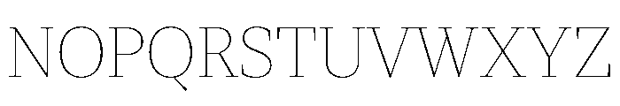Ogg Display Extra Light Font UPPERCASE