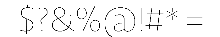 Ogg Display Semibold Font OTHER CHARS