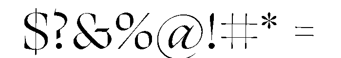 Ogg Regular Font OTHER CHARS
