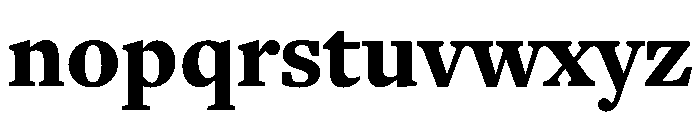 Ogg Text Heavy Font LOWERCASE