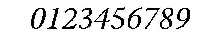 Ogg Text Italic Font OTHER CHARS