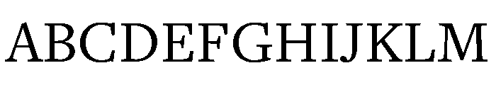 Ogg Text Regular Font UPPERCASE