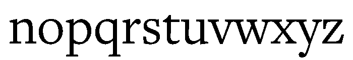 Ogg Text Regular Font LOWERCASE