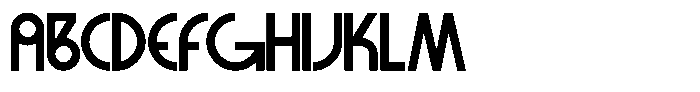Ogafo Font UPPERCASE