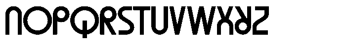 Ogafo Font UPPERCASE