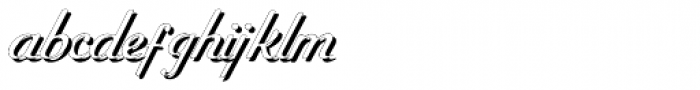 Ogden Shadow Font LOWERCASE