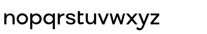 Ognico Medium Font LOWERCASE