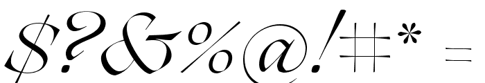 Ogg Italic Font OTHER CHARS