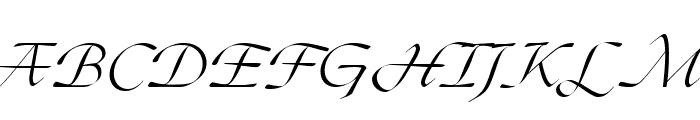 Ogg Italic Font UPPERCASE