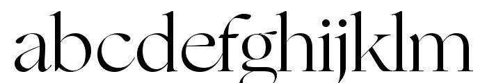 Ogg-Roman Font LOWERCASE