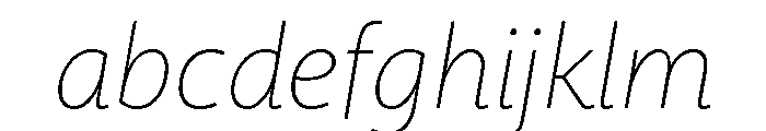 Ohno Casual Variable Extra Light Italic FONT