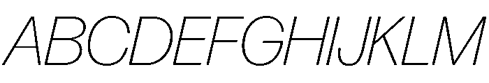 Ohno Casual Variable Light Italic Font UPPERCASE