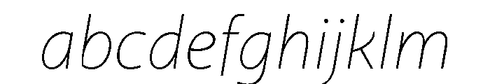 Ohno Casual Variable Thin Italic FONT