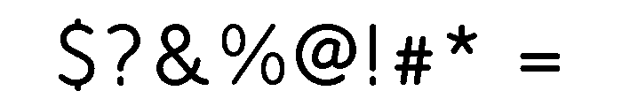 Ohno Softie Variable Bold Font OTHER CHARS