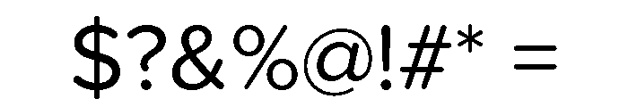 Ohno Softie Variable Regular Font OTHER CHARS