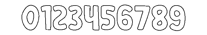OHGUMI-Outline Font OTHER CHARS