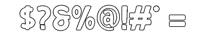 OHGUMI-Outline Font OTHER CHARS