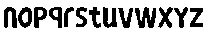 OHGUMI-Regular Font LOWERCASE