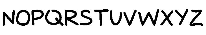 OHGUMI Text-Regular Font UPPERCASE