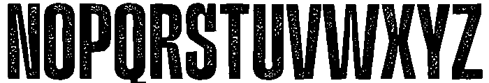Ohaus Regular Font UPPERCASE
