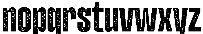 Ohaus Regular Font LOWERCASE