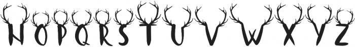 Oh Deer Uppercase otf (400) Font LOWERCASE