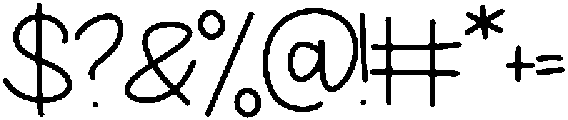 Oh Jellybeans Sans Regular otf (400) Font OTHER CHARS