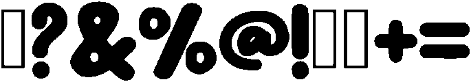 Oh My Darling Regular otf (400) Font OTHER CHARS