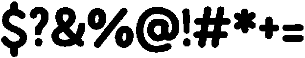 Oh My Sugarié! Regular ttf (400) Font OTHER CHARS