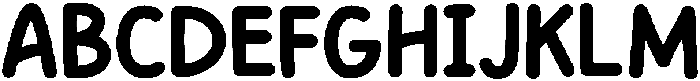 Oh My Sugarié! Regular ttf (400) Font UPPERCASE