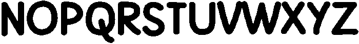 Oh My Sugarié! Regular ttf (400) Font UPPERCASE