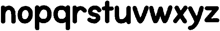 Oh My Sugarié! Regular ttf (400) Font LOWERCASE