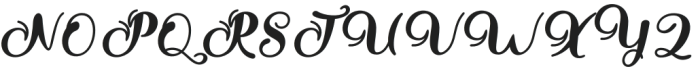 OhAmazing-Italic otf (400) Font UPPERCASE