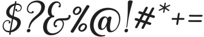 OhHoneyScript-Italic otf (400) Font OTHER CHARS