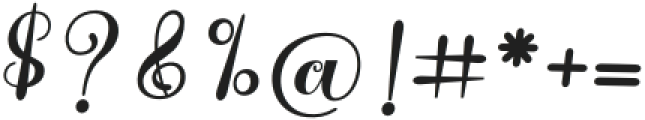 OhManoghara-Italic otf (400) Font OTHER CHARS