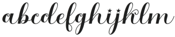 OhManoghara-Italic otf (400) Font LOWERCASE