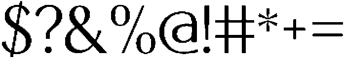Ohio Symphonies Regular otf (400) Font OTHER CHARS