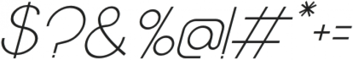 OhioFont-Italic otf (400) Font OTHER CHARS