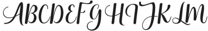 ohLovely-Regular otf (400) Font UPPERCASE