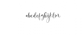Oh Beloved Font LOWERCASE