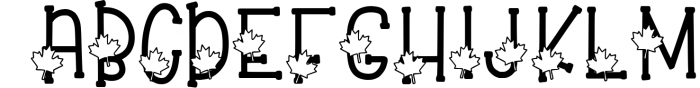 Oh Canada Font UPPERCASE