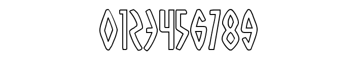Oh Mighty Isis Outline Font OTHER CHARS