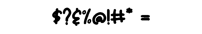 Ohayou Oniichan Font OTHER CHARS