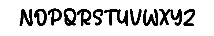 Ohayou Oniichan Font UPPERCASE